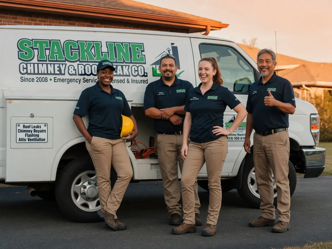 Chimney flashing repair company in Jamesville, VA